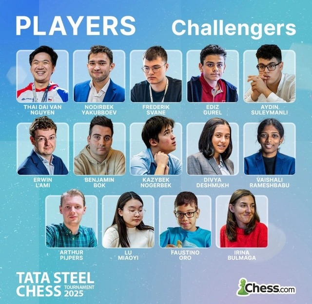 Şahmatçımız Tata Steel Chess beynəlxalq turnirində mübarizə aparacaq